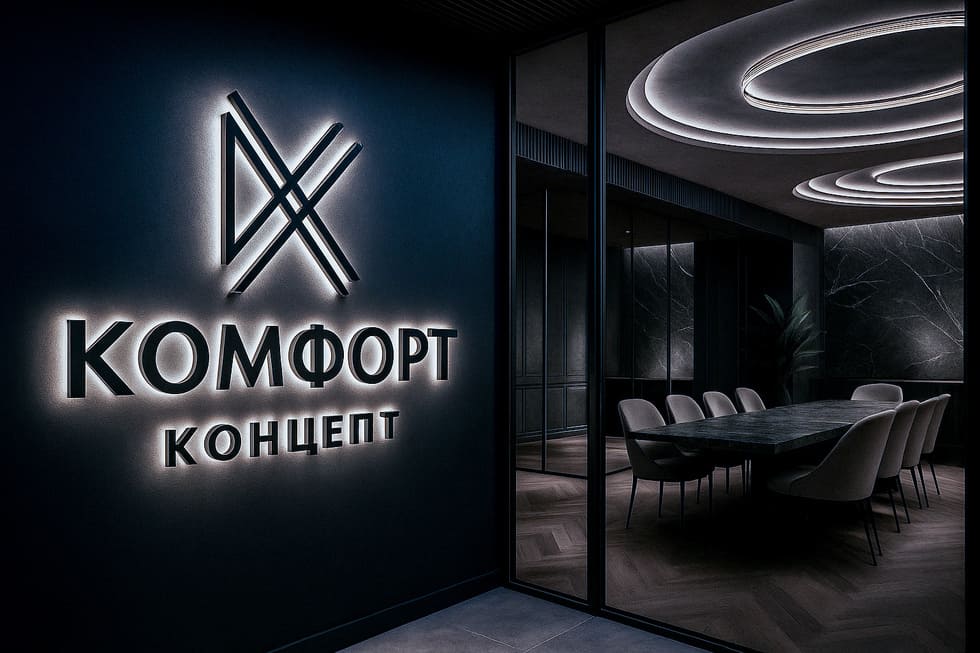 Интерьерные вывески в Москве